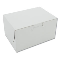 Southern Champion Tray White One-Piece Non-Window Bakery Boxes, 4 x 2 x 5.5, White, Paper, 250/Carton