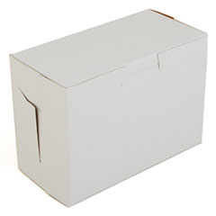 Southern Champion Tray White One-Piece Non-Window Bakery Boxes, 5.5 x 2.75 x 4, White, Paper, 250/Carton