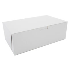 Southern Champion Tray White One-Piece Non-Window Bakery Boxes, 10.75 x 6.75 x 3.63, White, Paper, 250/Carton