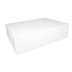 Southern Champion Tray White One-Piece Non-Window Bakery Boxes, 19 x 14 x 5, White, Paper, 50/Carton
