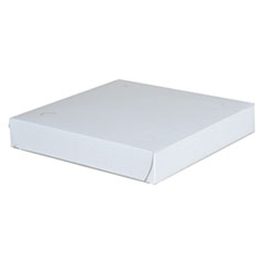 Southern Champion Tray Clay-Coated Paperboard Pizza Boxes, 9 x 9 x 1.5, White, Paper, 100/Carton