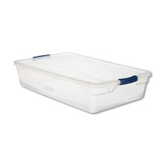 Rubbermaid Clever Store Basic Latch-Lid Container, 41 Qt, 17.75