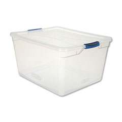 Rubbermaid Clever Store Basic Latch-Lid Container, 71 Qt, 18.63
