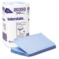 Georgia Pacific Two-Ply Singlefold Auto Care Paper Wipers, 9.5 x 10.5, Blue, 250/Pack, 9 Packs/Carton