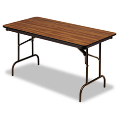 Iceberg Enterprises OfficeWorks Commercial Wood-Laminate Folding Table, Rectangular, 60