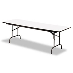 Iceberg Enterprises OfficeWorks Commercial Wood-Laminate Folding Table, Rectangular, 60