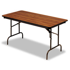 Iceberg Enterprises OfficeWorks Commercial Wood-Laminate Folding Table, Rectangular, 72
