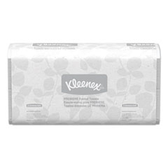Kimberly Clark Premiere Folded Towels, 1-Ply, 7.8 x 12.4, White, 120/Pack, 25 Packs/Carton