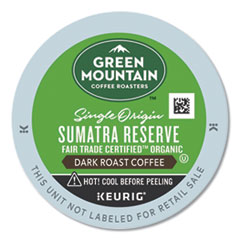 Keurig Fair Trade Organic Sumatran Extra Bold Coffee K-Cups, 24/box