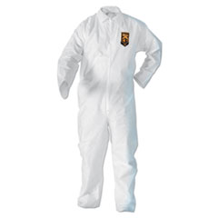 Kimberly Clark A20 Breathable Particle Protection Coveralls, Zip Closure, X-Large, White