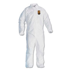 Kimberly Clark A40 Elastic-Cuff And Ankles Coveralls, 3x-Large, White, 25/carton