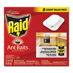 SC Johnson Ant Baits, 0.24 Oz, 8/box, 12 Boxes/carton