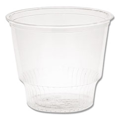 Pactiv Evergreen Corporation EarthChoice Recycled Clear Plastic Sundae Dish, 12 oz, Clear, 50 Dishes/Bag, 20 Bag/Carton