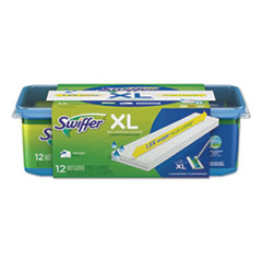 Procter & Gamble Max/XL Wet Refill Cloths, 16.5 x 9, White, 12/Tub, 6 Tubs/Carton