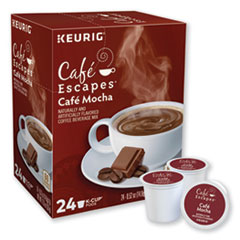 Keurig Cafe Escapes Mocha K-Cups, 24/box
