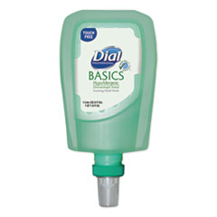 Dial Professional Basics Hypoallergenic Foaming Hand Wash Refill For Fit Touch Free Dispenser, Honeysuckle, 1 L, 3/carton