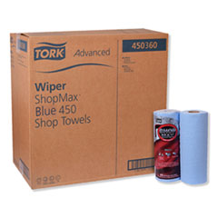 Essity Advanced Shopmax Wiper 450, 11 X 9.4, Blue, 60/roll, 30 Rolls/carton