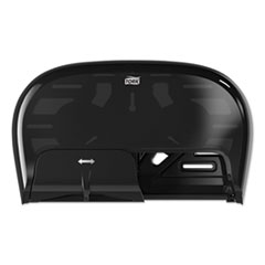 Essity High Capacity Bath Tissue Roll Dispenser for OptiCore, 16.62 x 5.25 x 9.93, Black