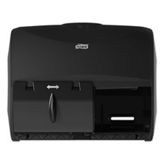 Essity Twin Bath Tissue Roll Dispenser For Opticore, 11.06 X 7.18 X 8.81, Black