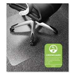 Floortex Cleartex Ultimat Xxl Polycarb Square Office Mat For Carpets, 59 X 79, Clear