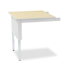 SAFCO Products Mailflow-To-Go Mailroom System Table, Square, 30w x 30d x 29 to 36h, Pebble Gray