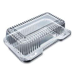 Durable Packaging Plastic Clear Hinged Containers, 33 Oz, 5.5 X 8.88 X 3.38, Clear, 250/carton