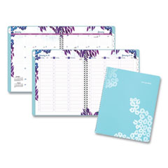 At-A-Glance Wild Washes Weekly/Monthly Planner, Wild Washes Flora/Fauna Artwork, 11 x 8.5, Blue Cover, 13-Month (Jan to Jan): 2024-2025