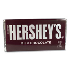The Hershey Company Milk Chocolate Bar, 5 Lb Bar, Ships In 1-3 Business Days