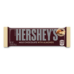 The Hershey Company Milk Chocolate With Almonds, 1.45 Oz Bar, 36/box, Ships In 1-3 Business Days