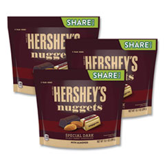 The Hershey Company Nuggets Share Pack, Special Dark With Almonds, 10.1 Oz Bag, 3/pack, Ships In 1-3 Business Days
