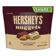 The Hershey Company Nuggets Share Pack, Milk Chocolate With Almonds, 10.1 Oz Bag, 3/pack, Ships In 1-3 Business Days