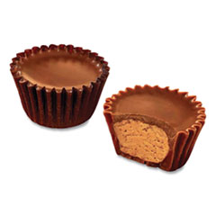 The Hershey Company Peanut Butter Cups Miniatures Bulk Box, Milk Chocolate, 105 Pieces, 32.55 Oz Box, Ships In 1-3 Business Days