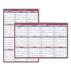 At-A-Glance Vertical/Horizontal Wall Calendar, 24 x 36, White/Blue/Red Sheets, 12-Month (Jan to Dec): 2024