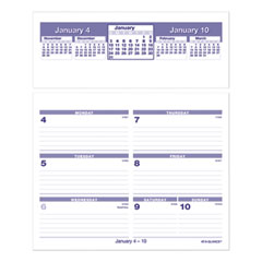 At-A-Glance Flip-A-Week Desk Calendar Refill, 7 x 6, White Sheets, 12-Month (Jan to Dec): 2024