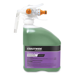 Coastwide Professional Dc Plus Neutral Disinfectant-Cleaner Concentrate For Expressmix Systems, Lemon Scent, 110 Oz Bottle, 2/carton