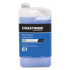 Coastwide Professional Glass Cleaner 61 Eco-Id Ammonia-Free Concentrate For Expressmix Systems, Unscented, 110 Oz Bottle, 2/carton