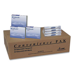 Impact Products Naturelle Maxi Pad And Tampon Convenience Pack, For Vending, 50 #4 Maxi Pads, 50 Regular Tampons, Wrapped, 100/carton