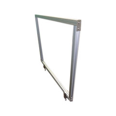 Ghent Manufacturing, Inc. Desktop Acrylic Protection Screen, 59 X 1 X 24, Clear