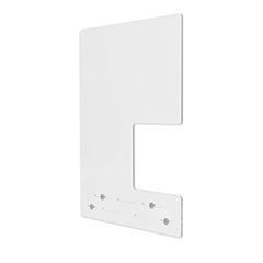 Deflecto Corporation Mounting Safety Barrier With Side Pass Thru, 23.75