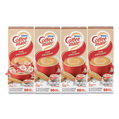 Nestle Liquid Coffee Creamer, Original, 0.38 Oz Mini Cups, 50/box, 4 Boxes/carton, 200 Total/carton