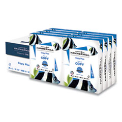 Hammermill/HP Everyday Papers Copy Plus Print Paper, 92 Bright, 20 lb Bond Weight, 8.5 x 11, White, 500 Sheets/Ream, 8 Reams/Carton