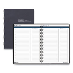 House Of Doolittle Recycled Nondated Assignment Book For Intermediate Grades, 40-Weeks: Eight-Subject Day, Blue Cover, (100) 11 x 8.5 Sheets