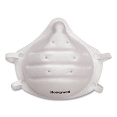 Honeywell Environmental ONE-Fit N95 Single-Use Molded-Cup Particulate Respirator, One Size Fits Most, White, 10/Pack