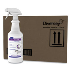 Diversey Oxivir 1 Rtu Disinfectant Cleaner, 32 Oz Spray Bottle, 12/carton