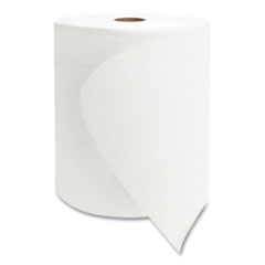 Morcon Valay Universal TAD Roll Towels, 1-Ply, 8 x 600 ft, White, 6 Rolls/Carton