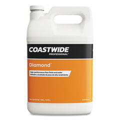 Coastwide Professional Diamond High-Performance Floor Finish, Fruity Scent, 3.78 L Container, 4/carton
