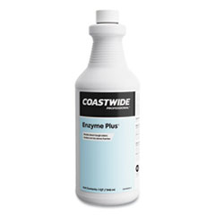 Coastwide Professional Enzyme Plus Multi-Purpose Concentrate, Lemon Scent, 1 Qt Bottle, 6/carton