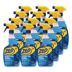 Zep Inc. Streak-Free Glass Cleaner, Pleasant Scent, 32 Oz Spray Bottle, 12/carton