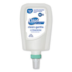 Dial Professional Clean+gentle Antibacterial Foaming Hand Wash Refill For Fit Touch Free Dispenser, Fragrance Free, 1 L, 3/carton