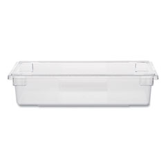 Rubbermaid Food/Tote Boxes, 8.5 gal, 26 x 18 x 6, Clear, Plastic